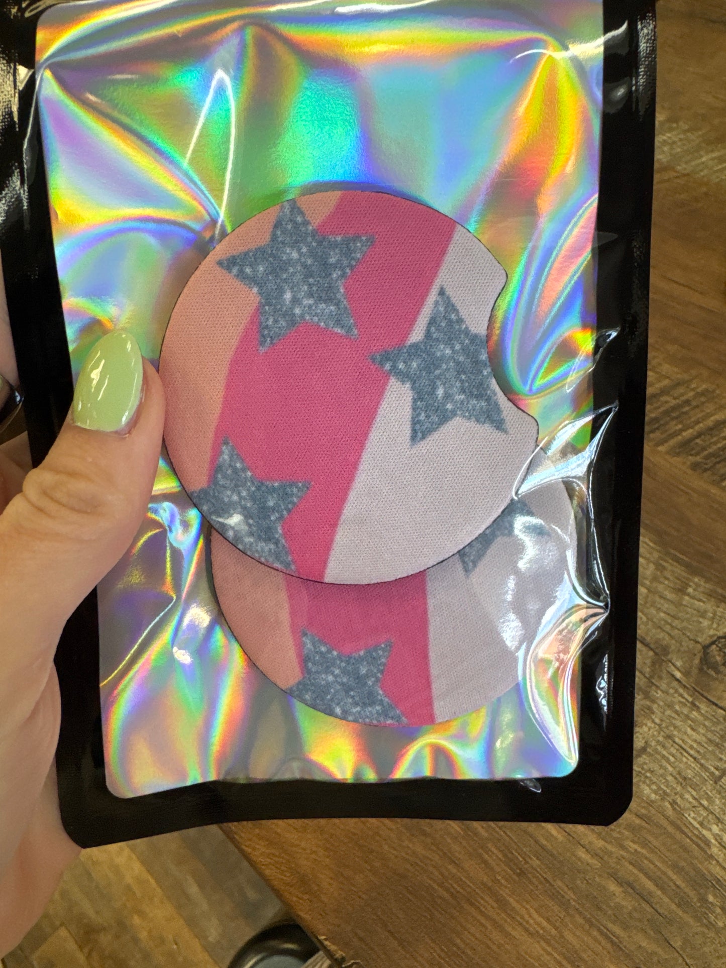 Silver Star Car Coasters