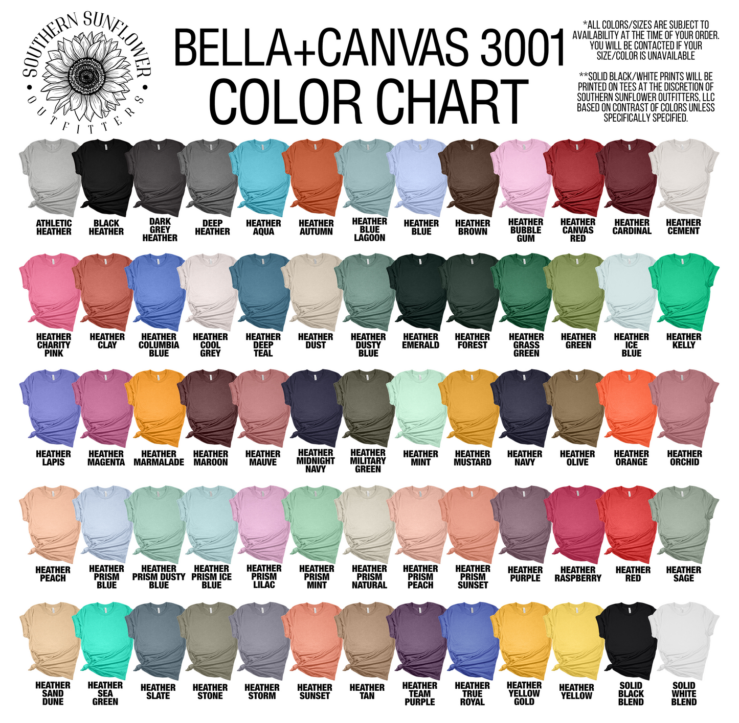 Create Your Own Adult Bella Canvas Front Only
