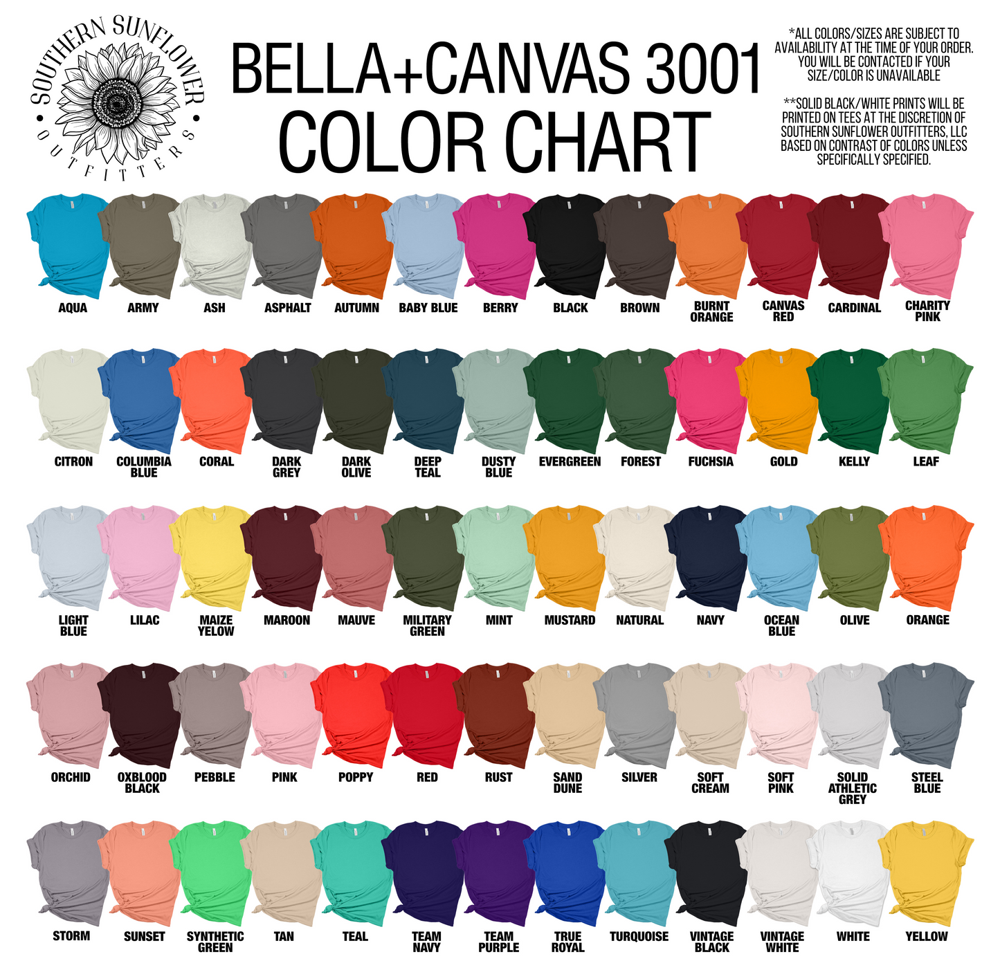 Create Your Own Adult Bella Canvas Front Only