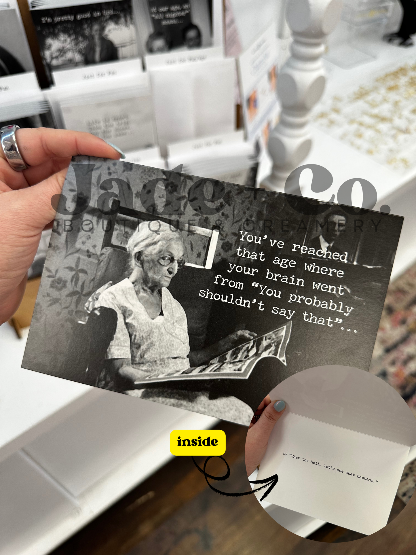 Just For Fun/Age Card — You’ve reached that age where…