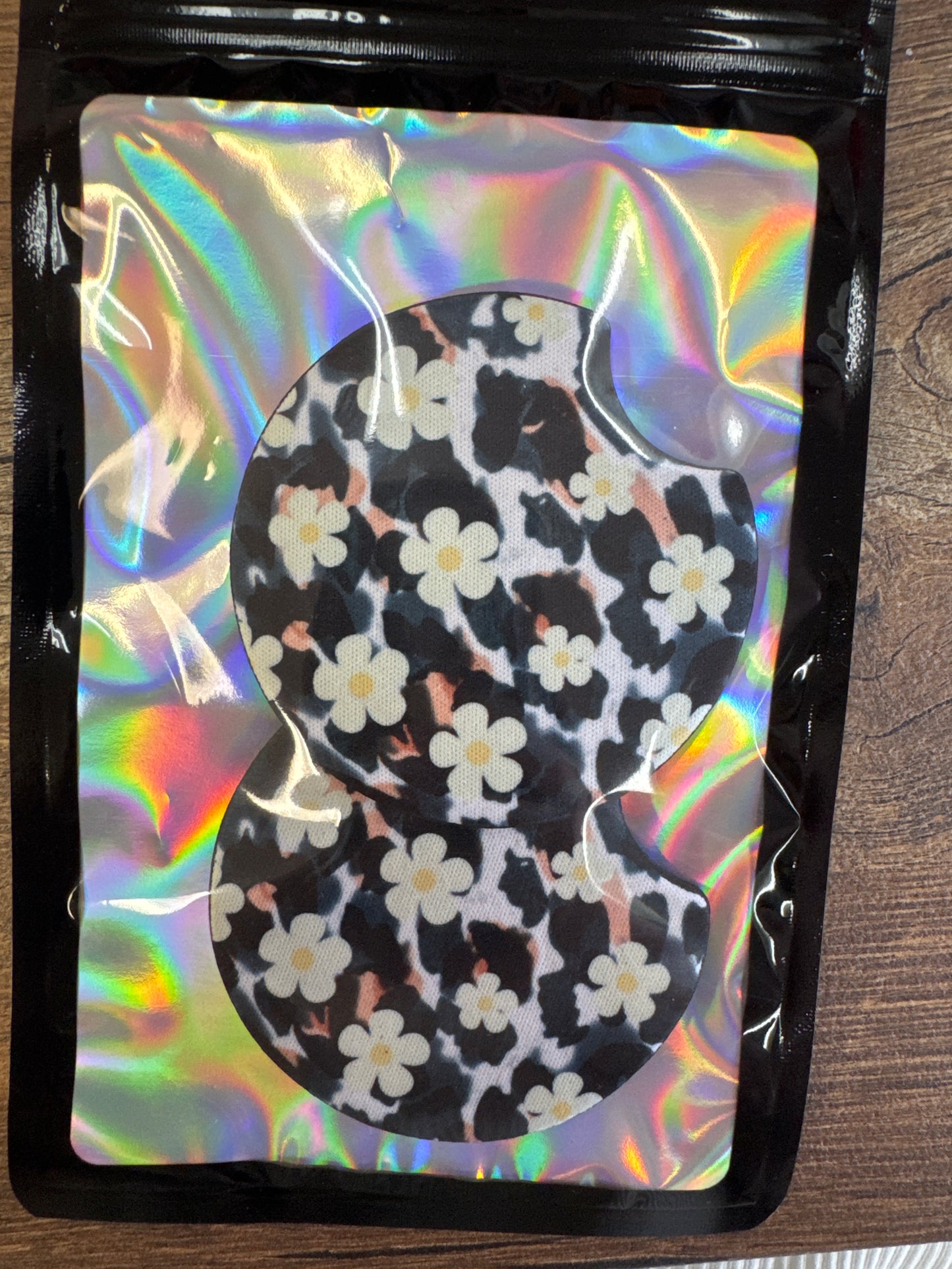 Leopard Daisy Car Coasters