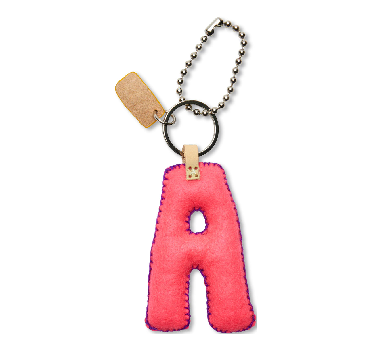 Pink Felt Alphabet Charms