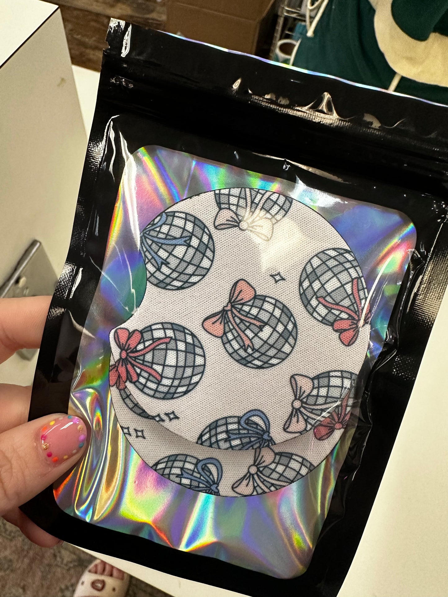 Disco Bow Car Coasters