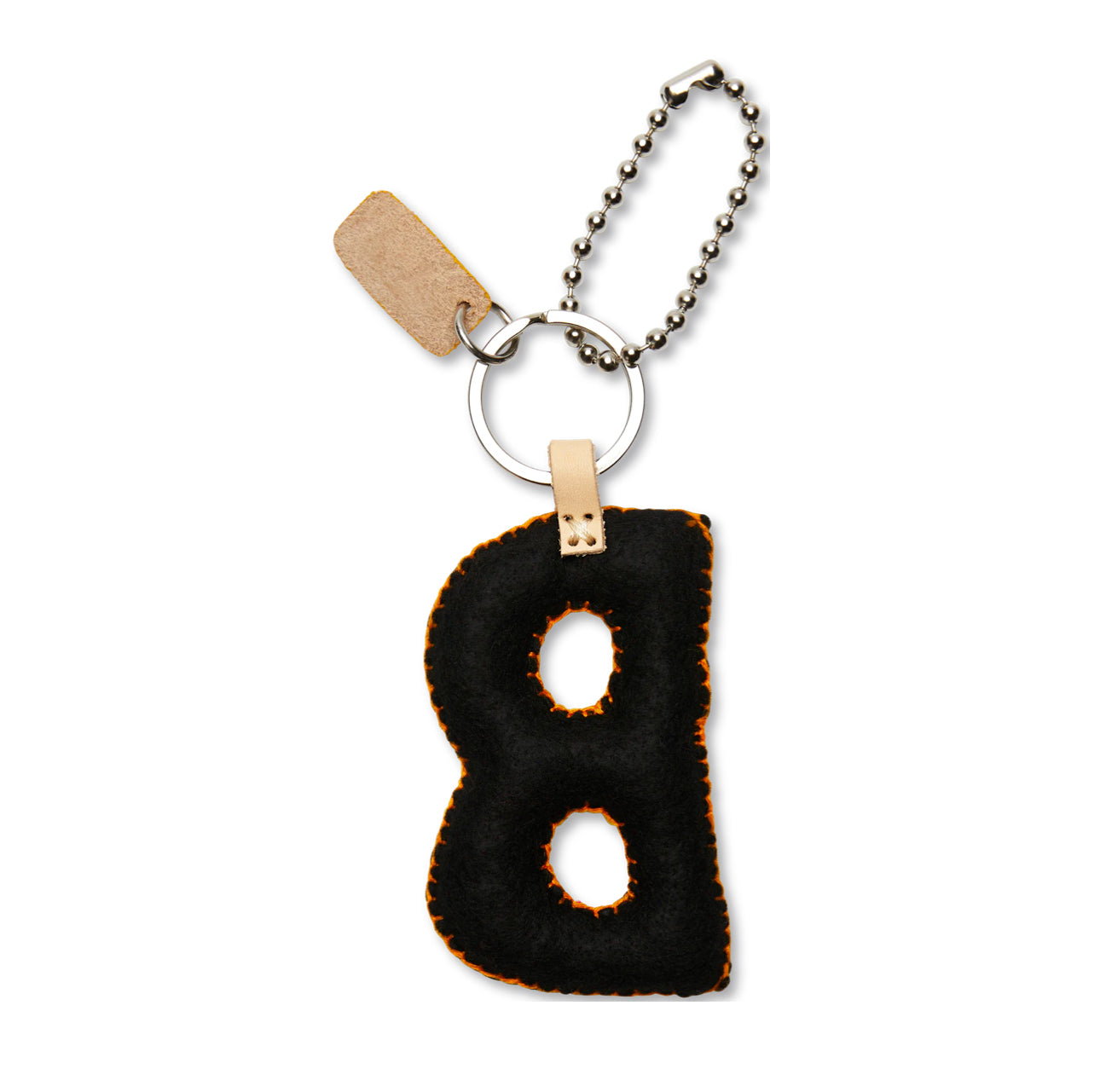 Black Felt Alphabet Charms