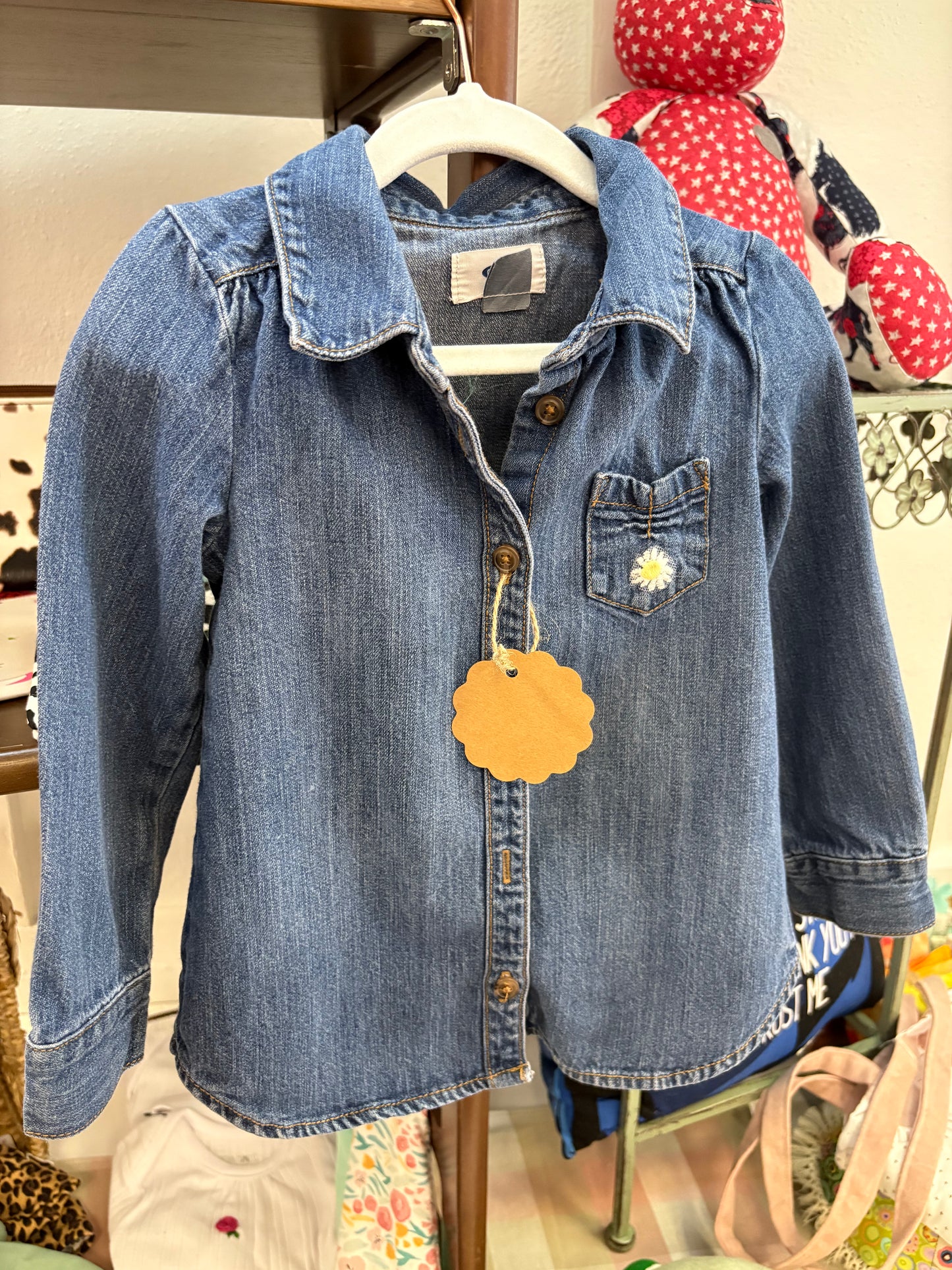 TCB Old Navy Denim Button Up 3T
