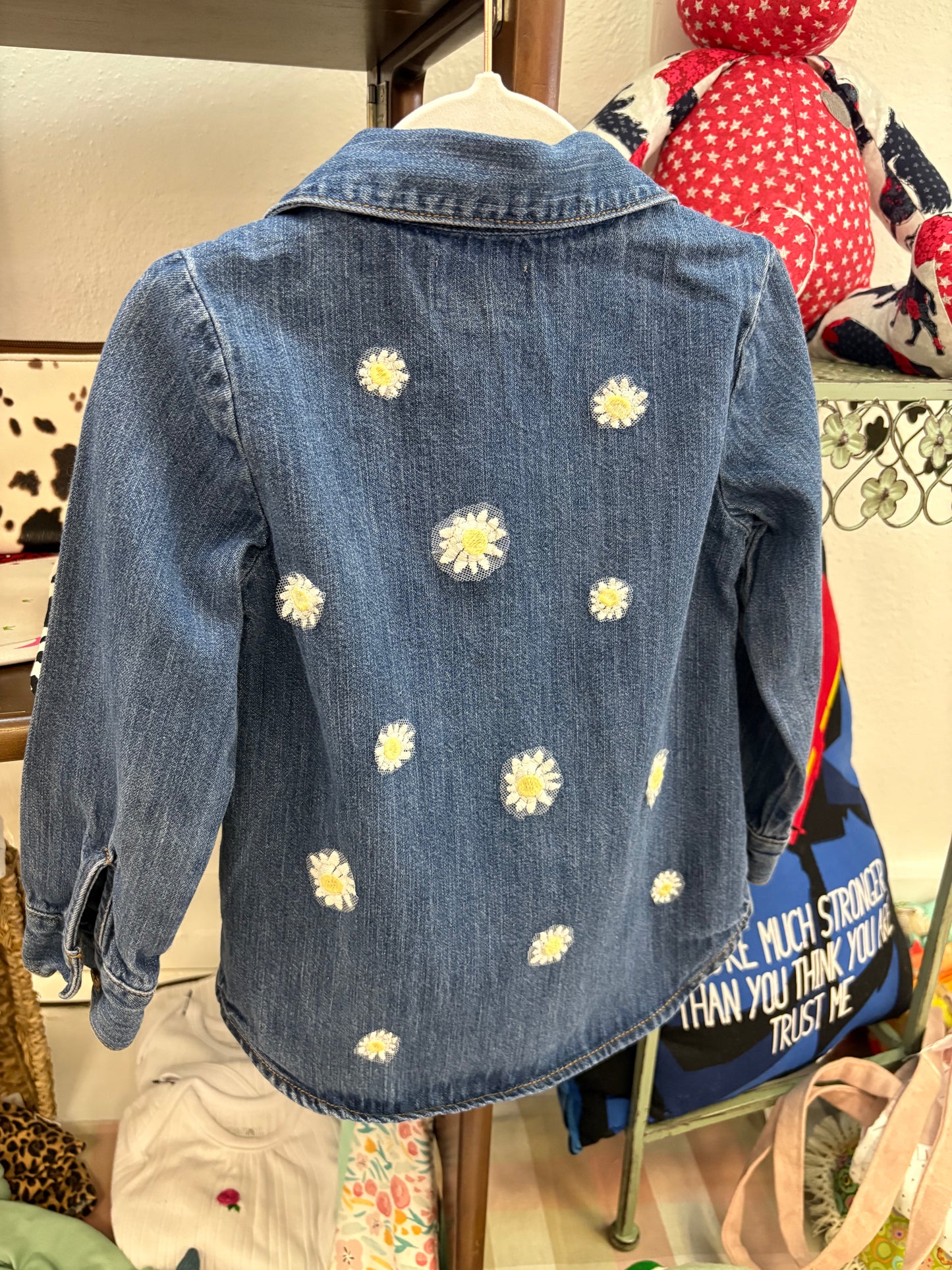 TCB Old Navy Denim Button Up 3T