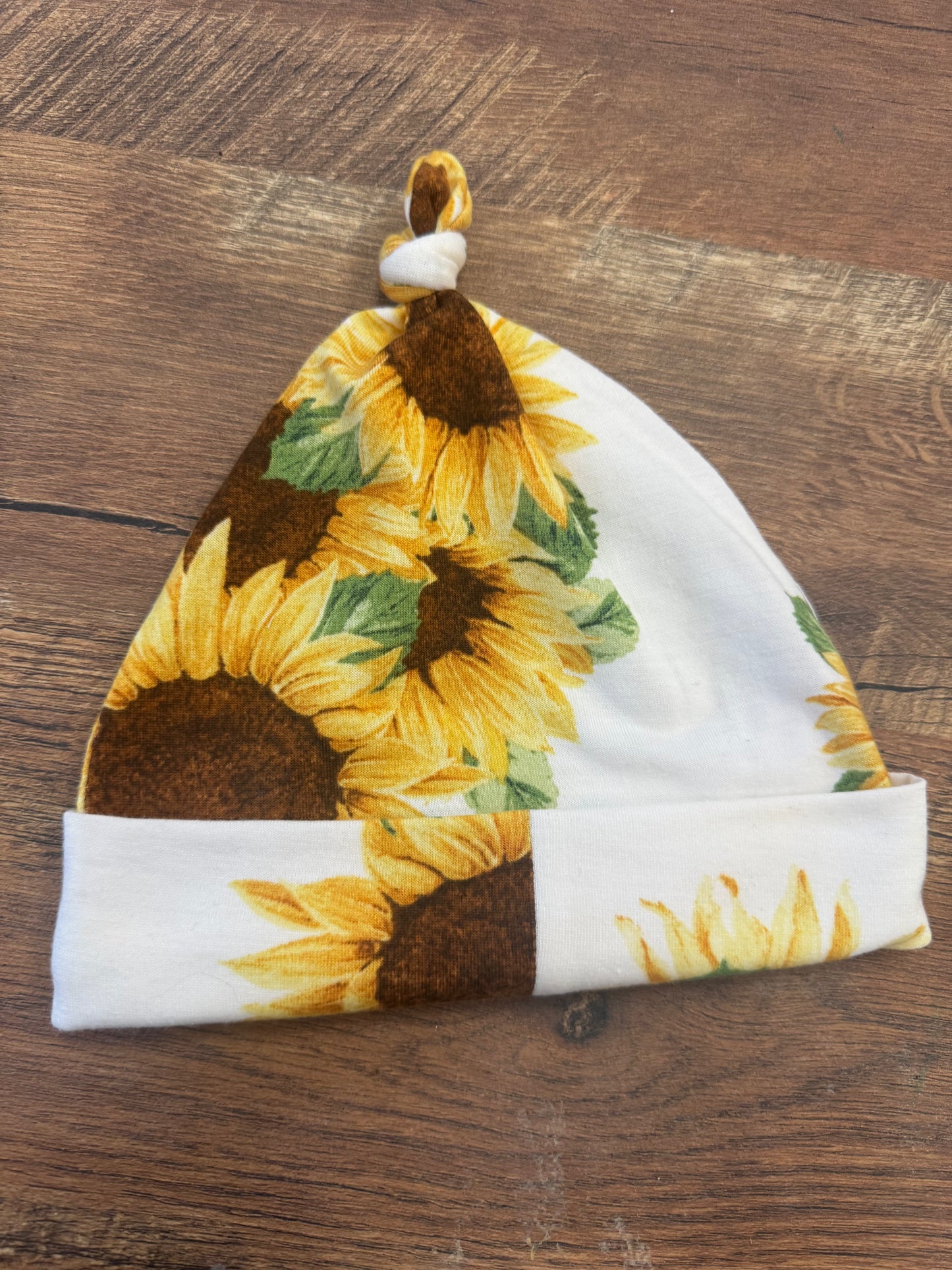 TCB 0-3mo Sunflower Baby Beanie