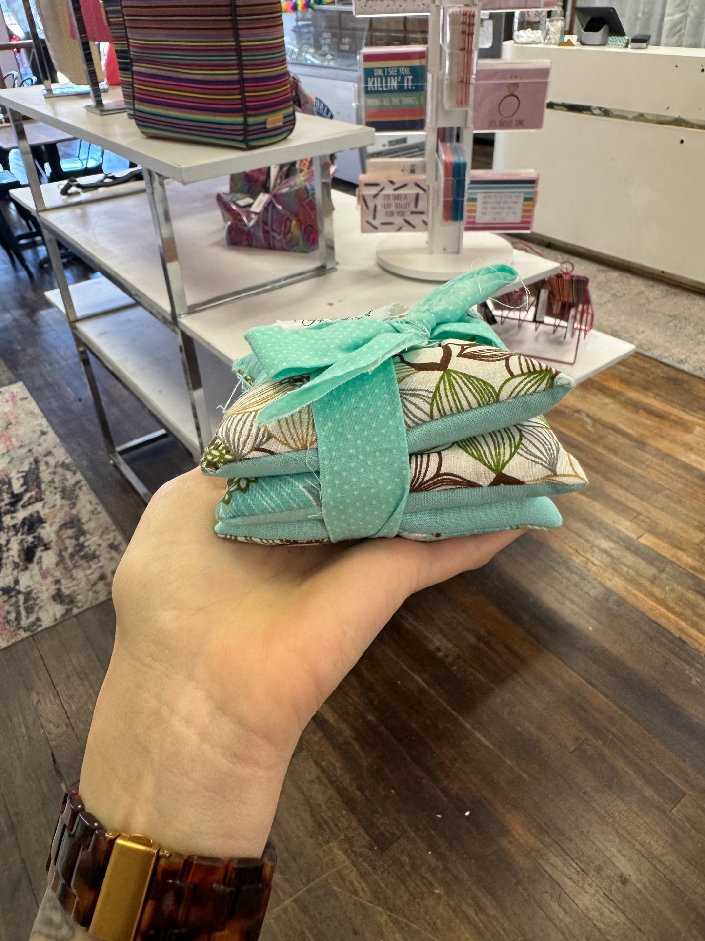 TCB Turquoise Reusable Sachets (Set of 3)