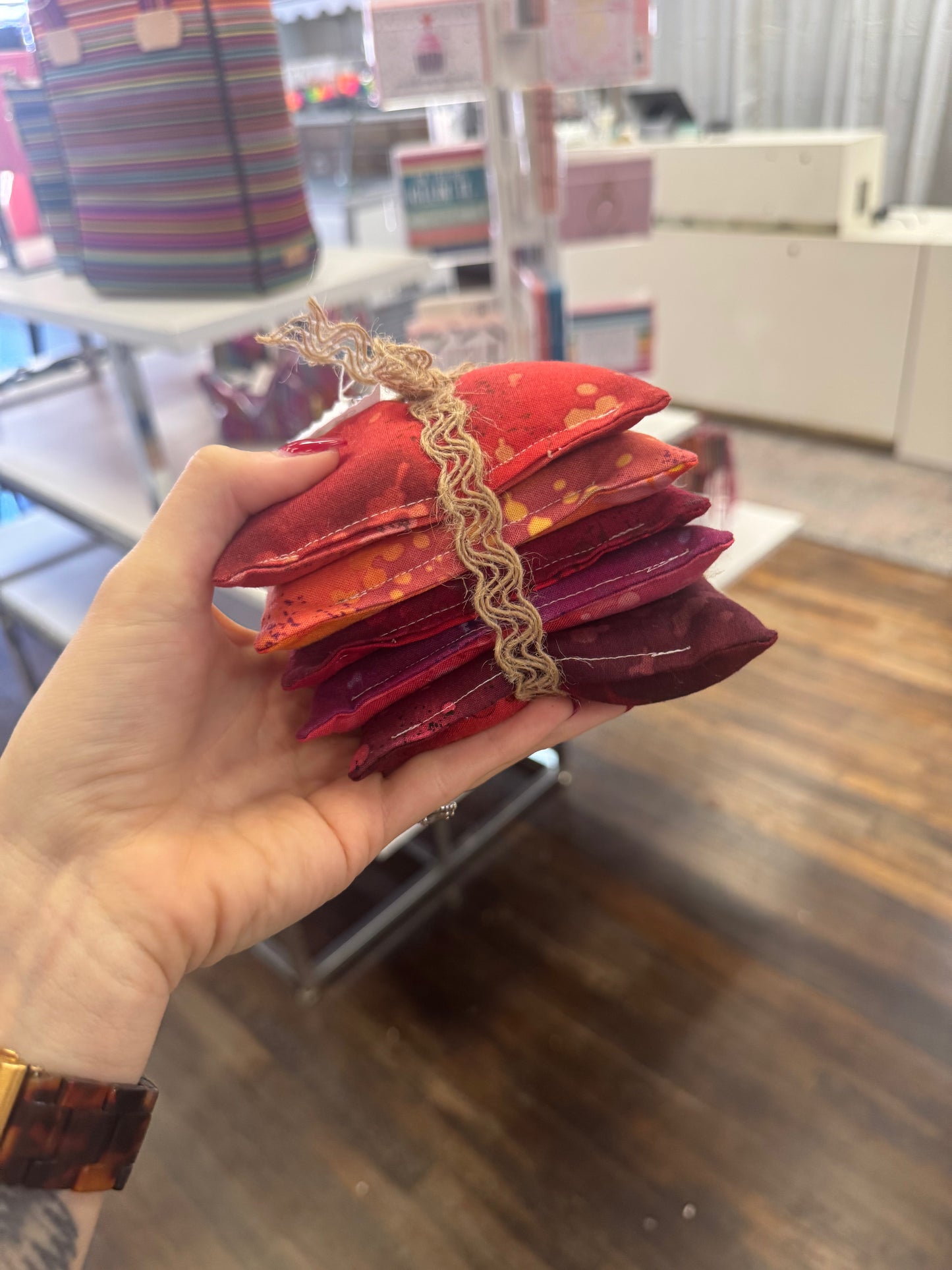 TCB Red/Purple Reusable Sachets (Set of 5)