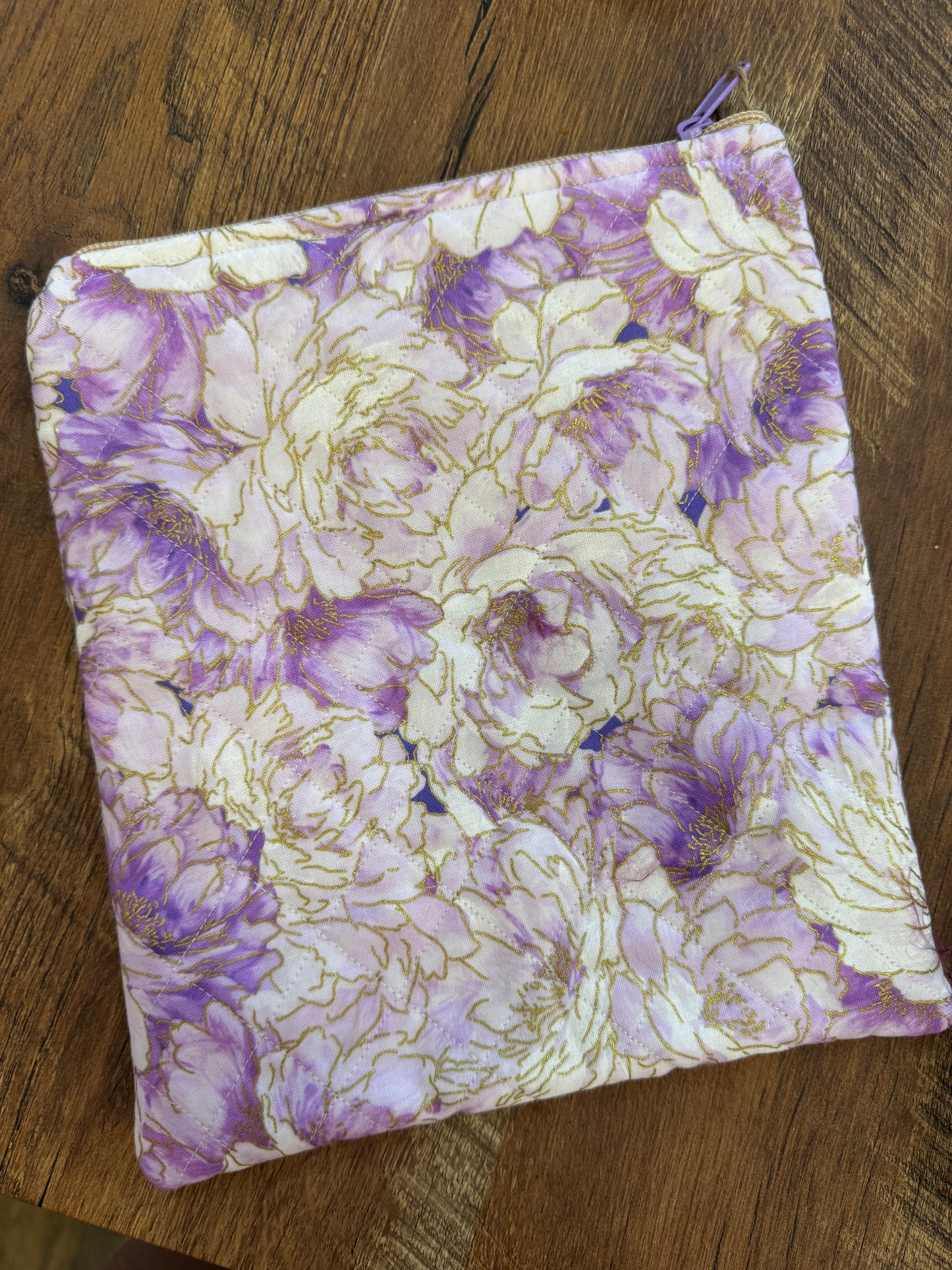 TCB Metallic flower Kindle Pouch