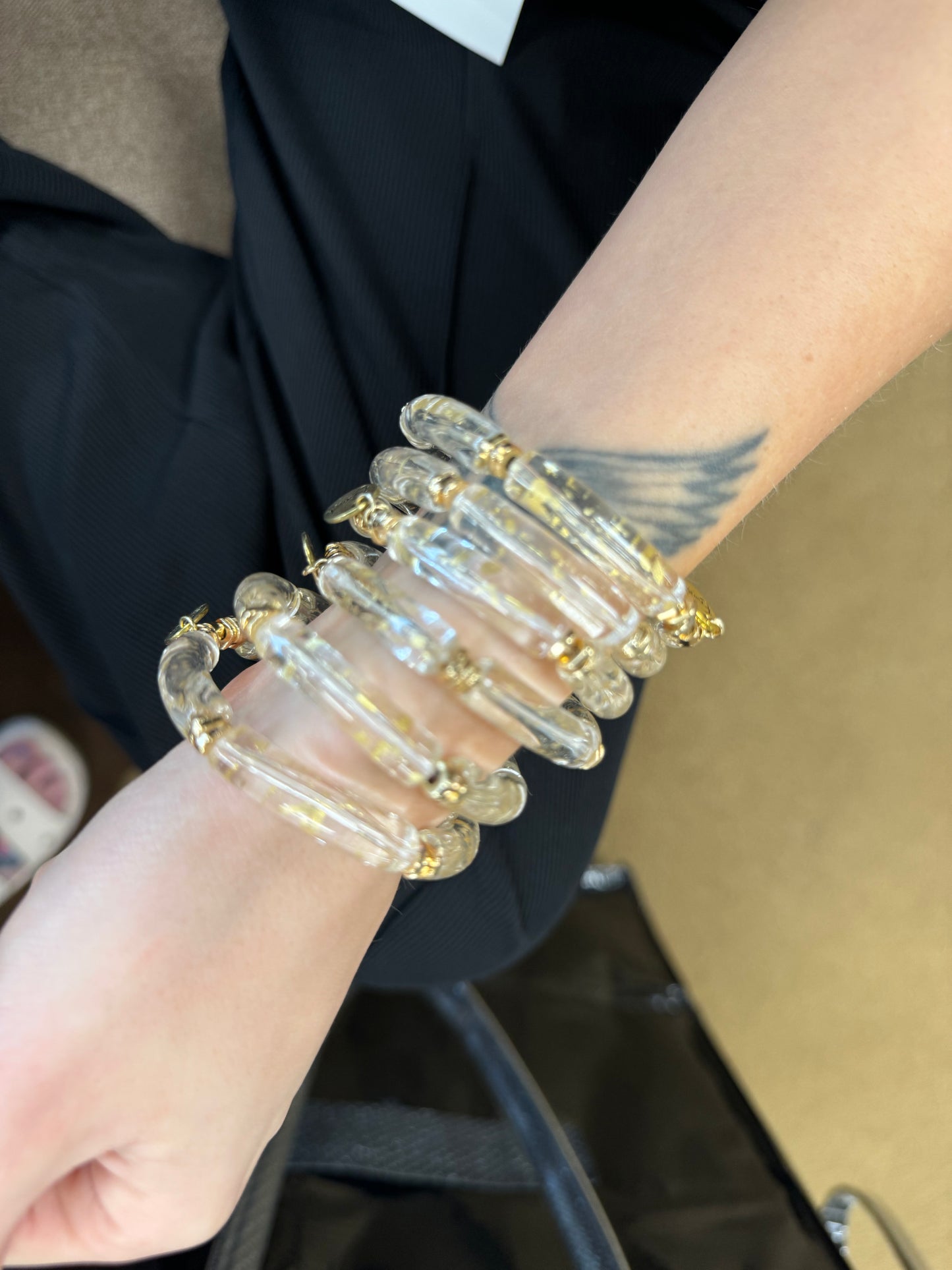 Gold + Clear Ermish Bracelets