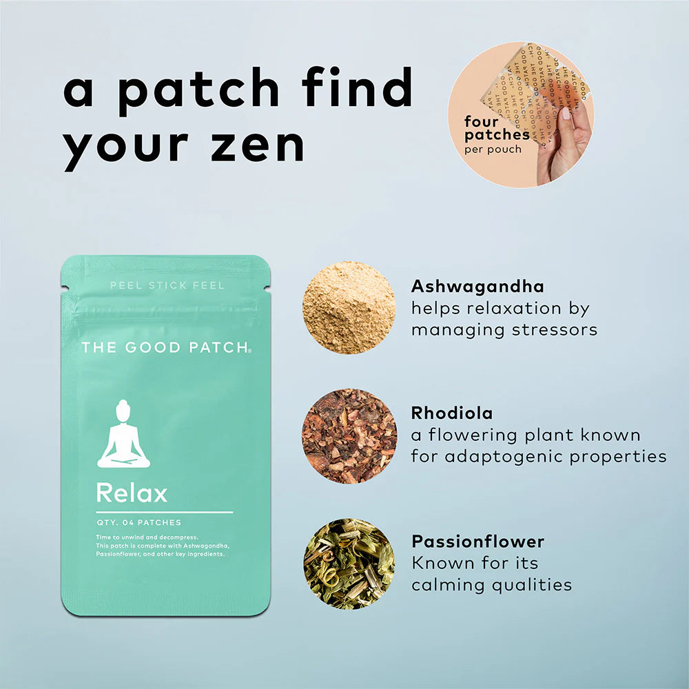 Good Patch: Relax Patch (4 count)
