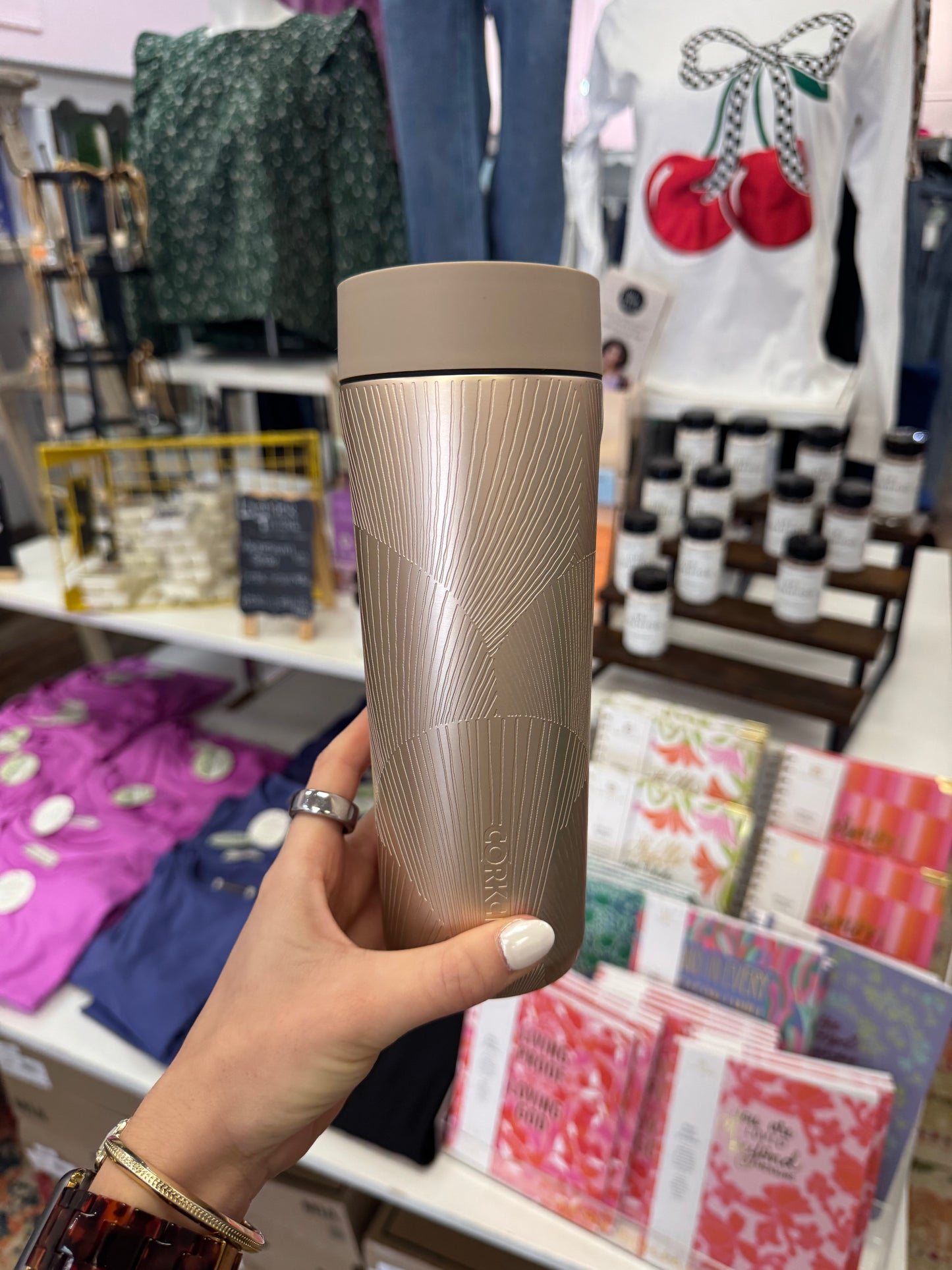 Corkcicle Commuter Cup - 17oz. - Champagne Dreams