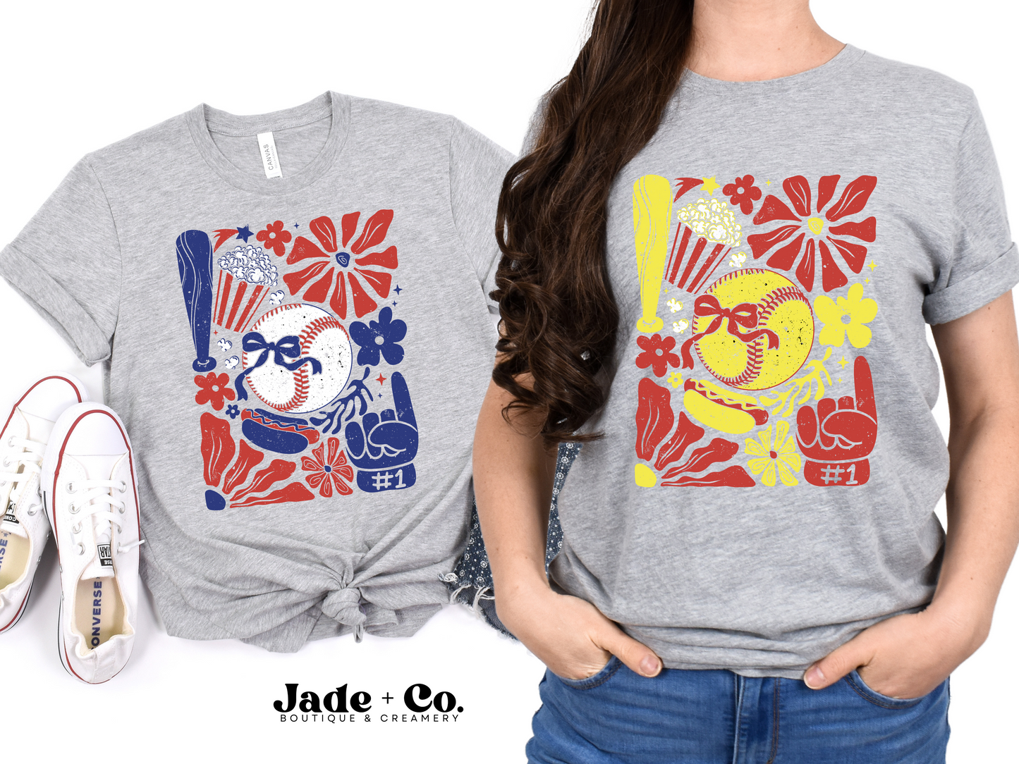 Floral Baseball/Softball