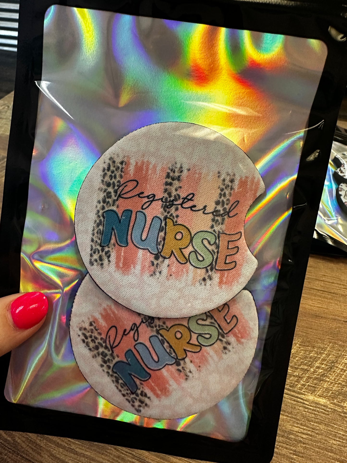 Registered Nurse Car Coasters