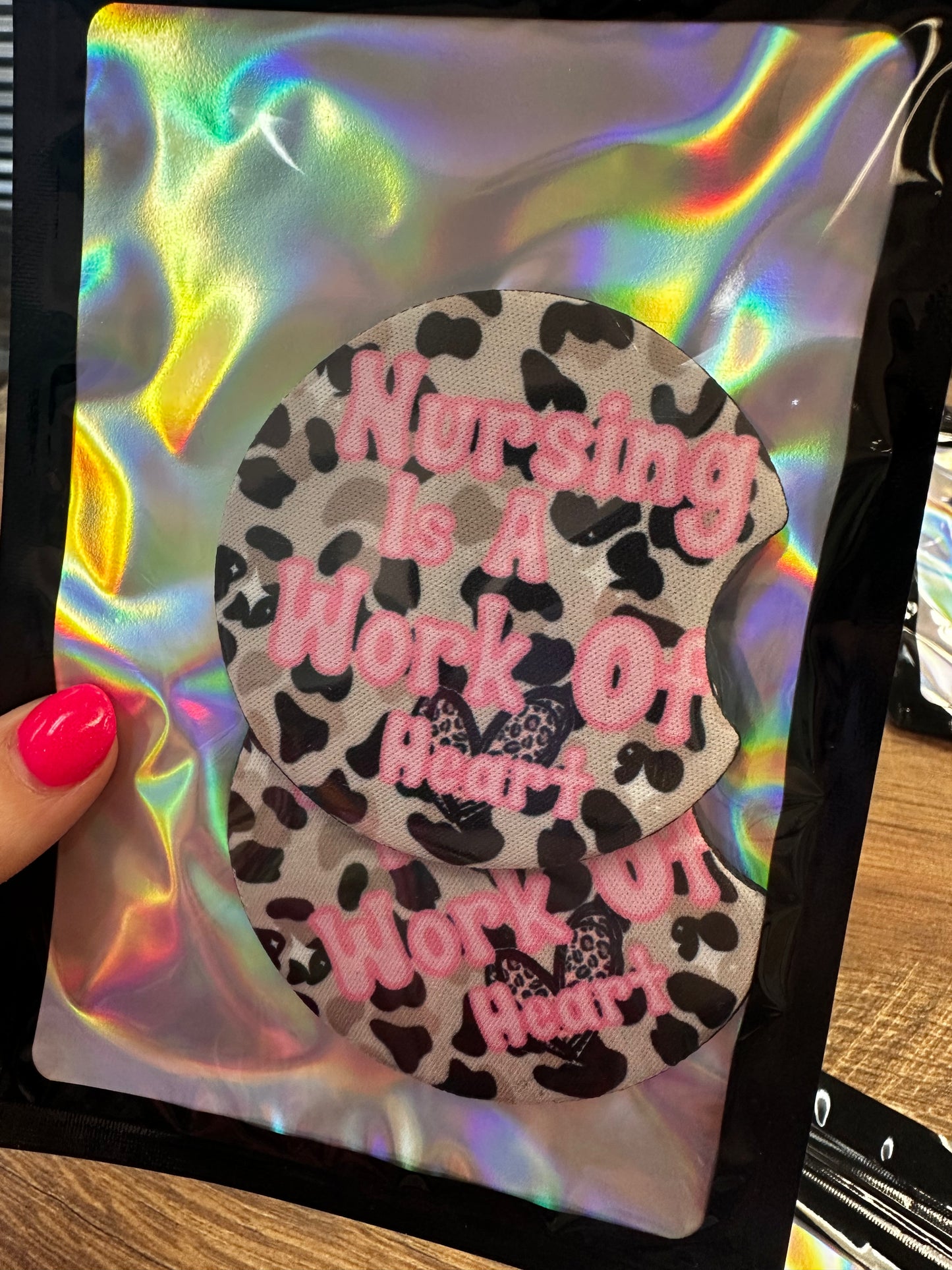 Nursing is a Work of Heart Car Coasters