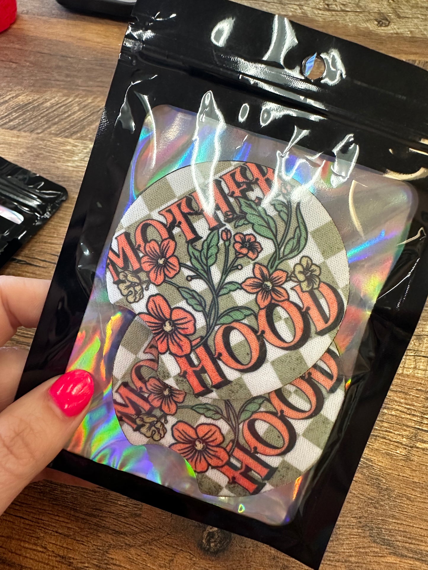 Mother Hood Car Coasters