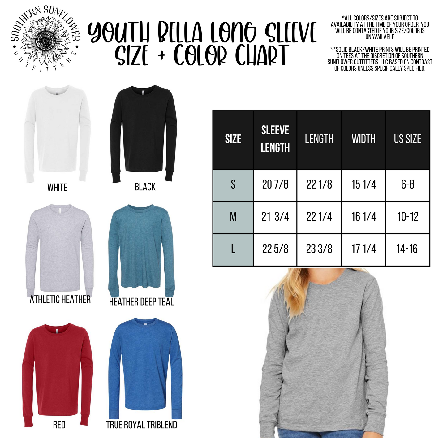 Create Your Own Youth Long Sleeve