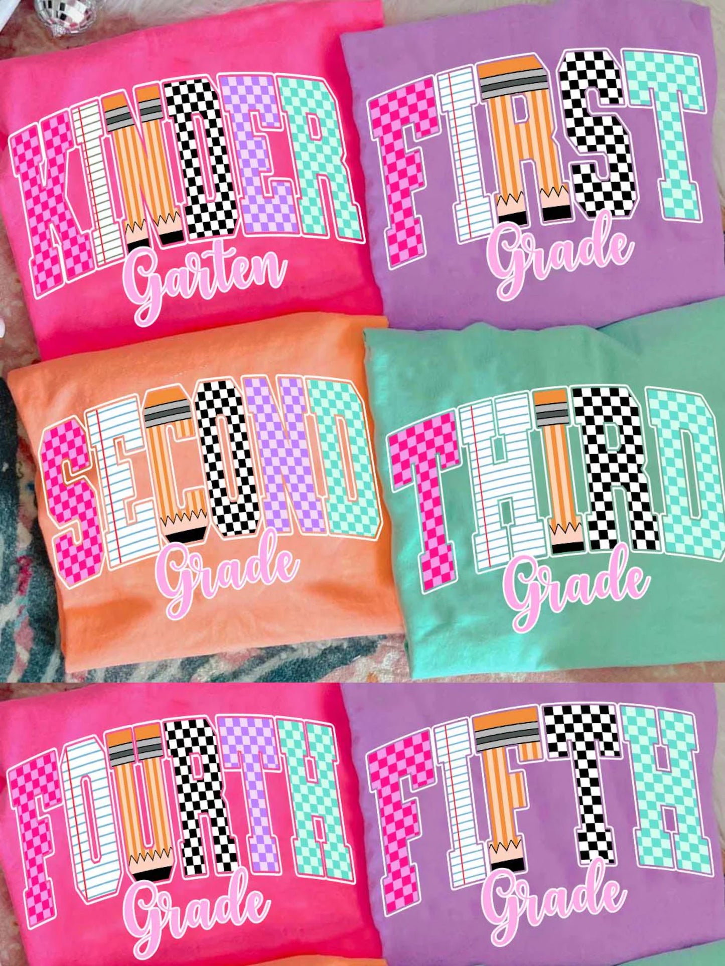 Girly Grade Level Tee