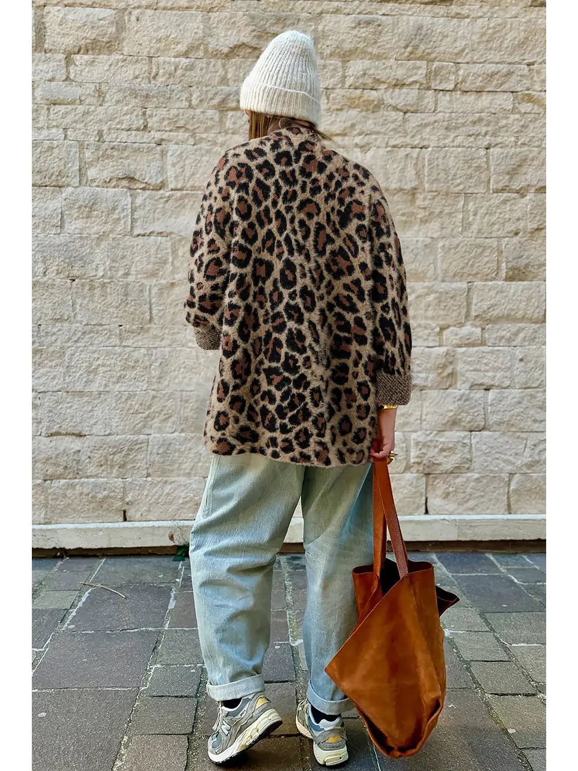 PRE-ORDER ETA DEC 17: Leopard Open-Front Cardigan