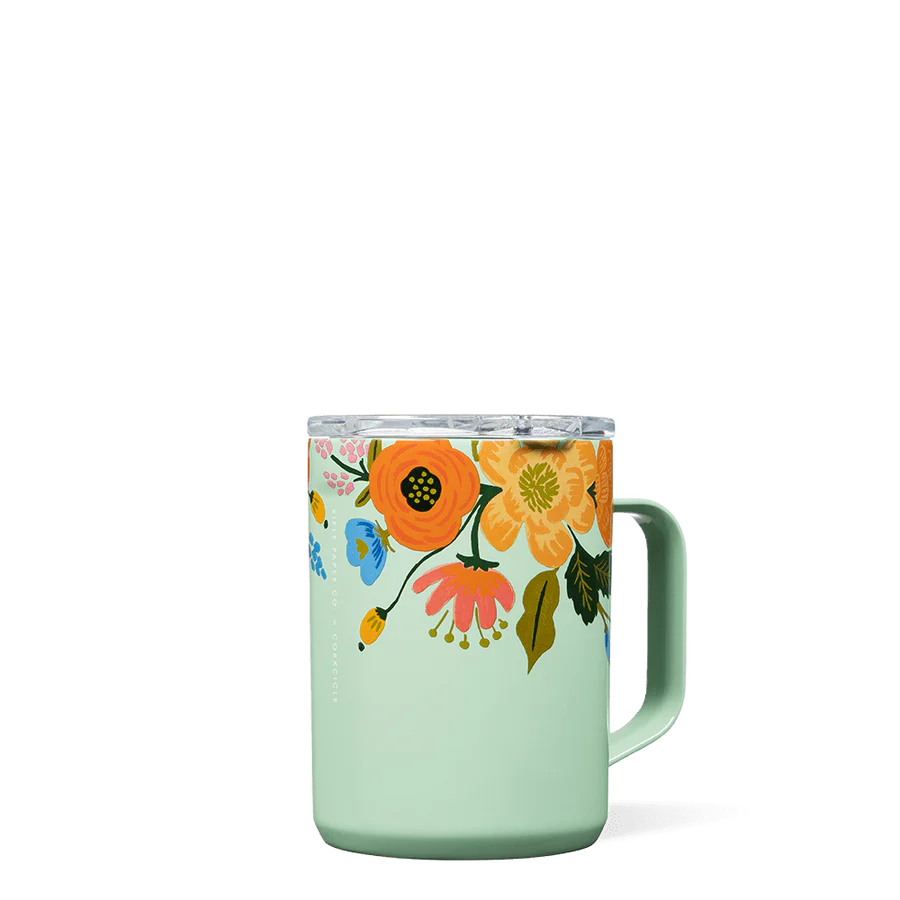 Corkcicle Travel Mug - 16oz. - Mint Lively Floral