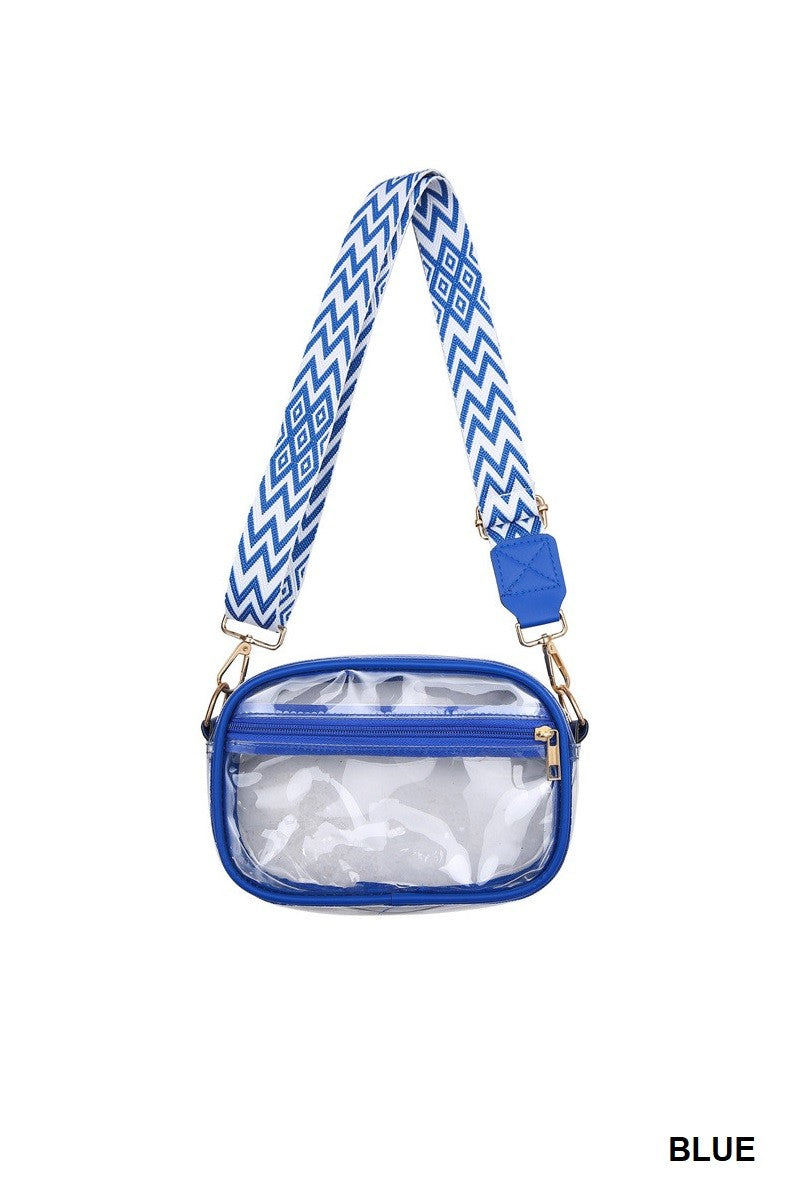 Stadium Events Clear Crossbody Bag With Strap
