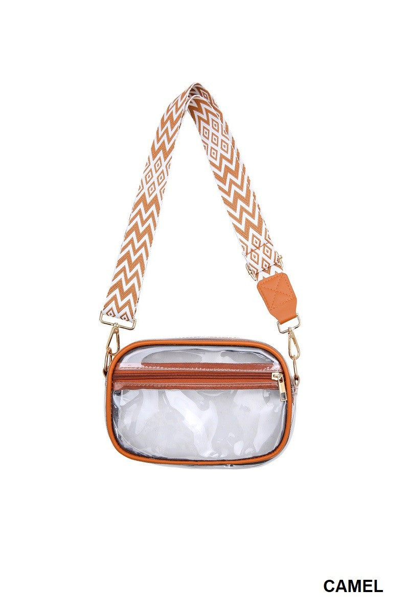 Stadium Events Clear Crossbody Bag With Strap