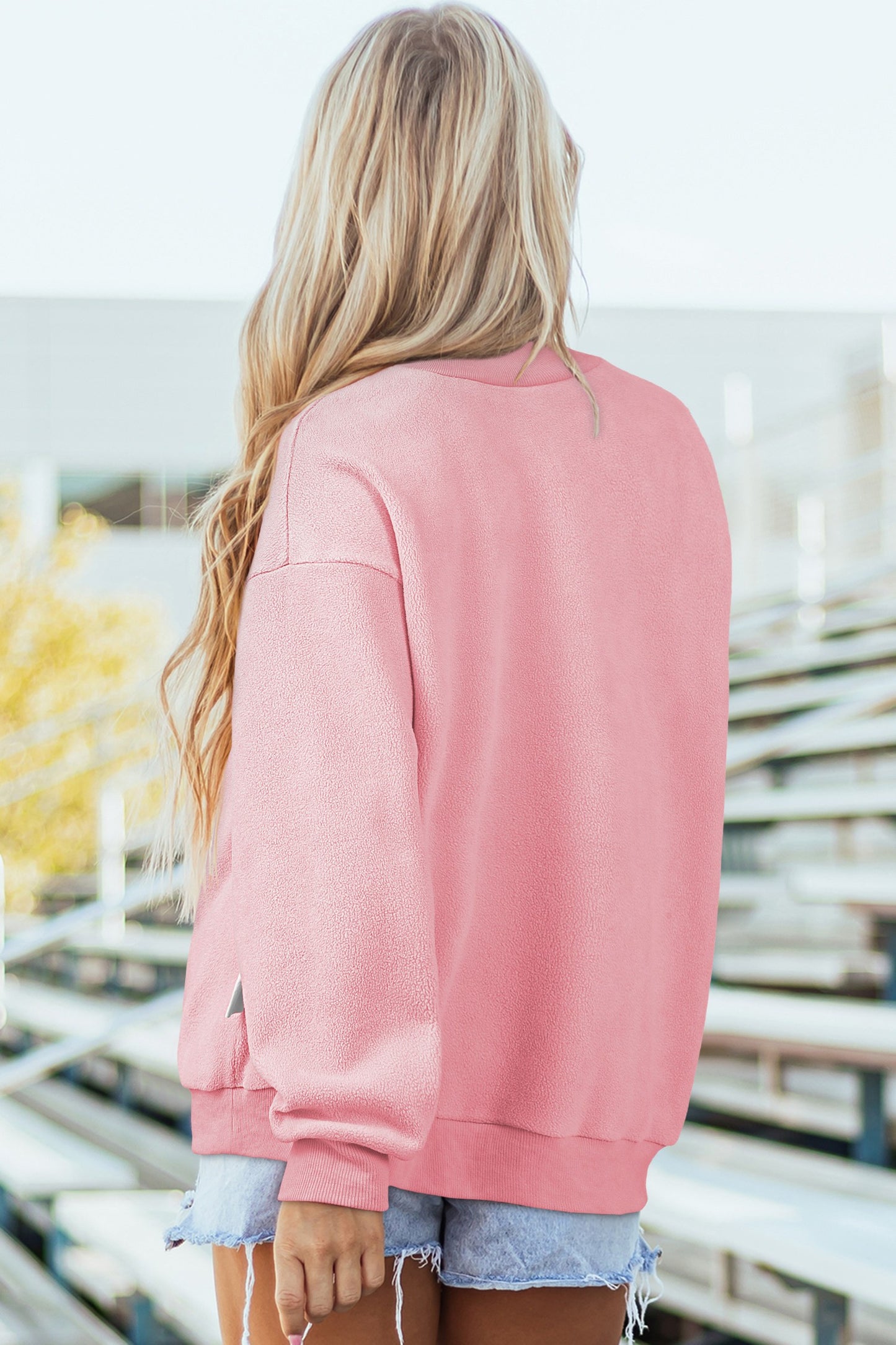 WWJD/Amen Reversible Mock Neck Sweatshirt