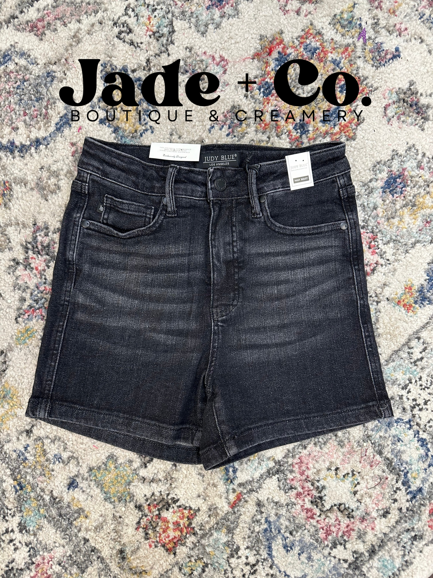 Black Judy Blue Shorts