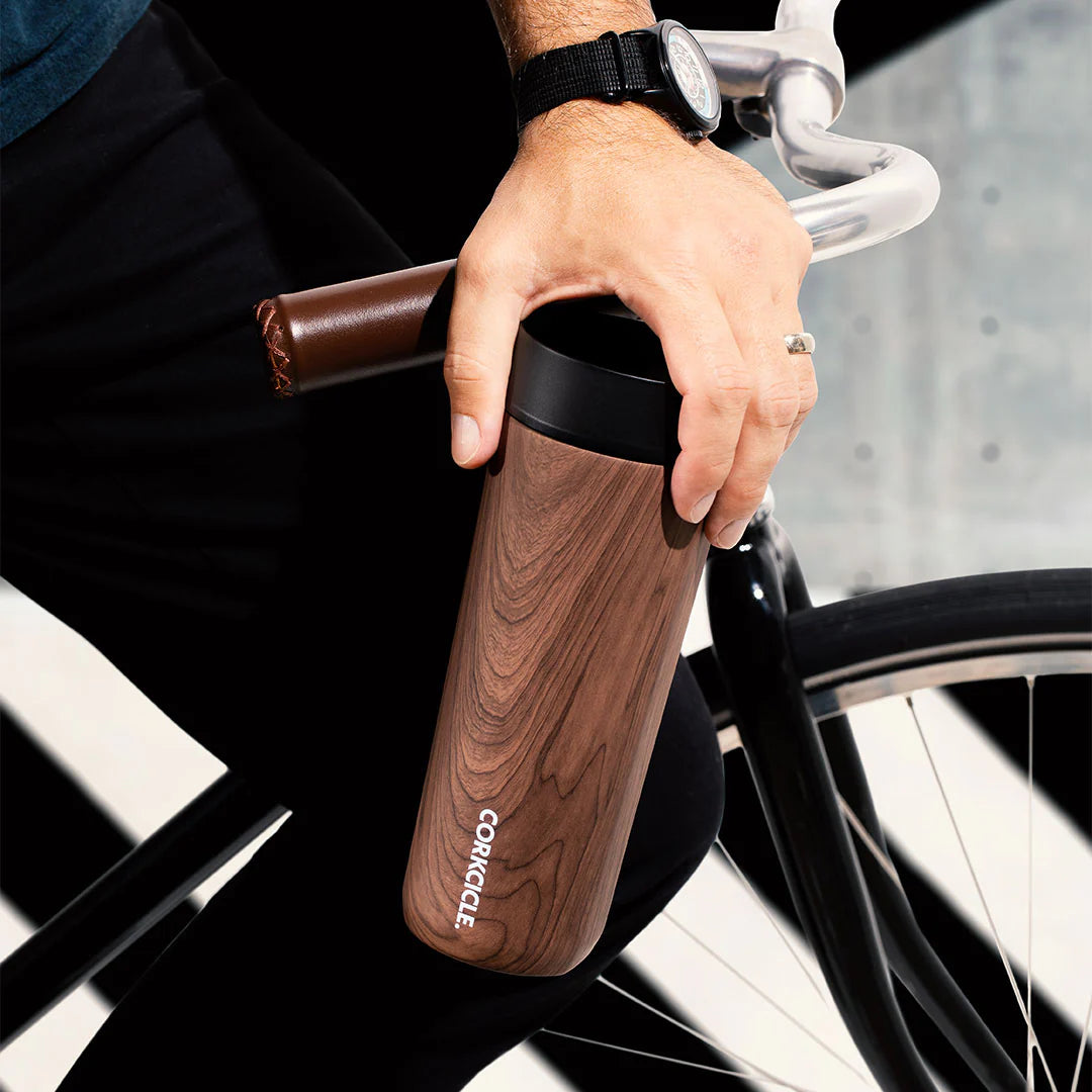 Corkcicle Commuter Cup - 17oz. Walnut Wood