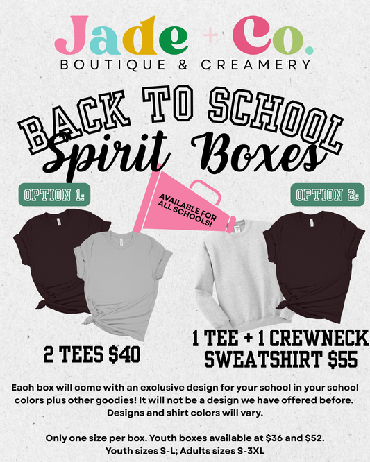 Back to School Spirit Boxes