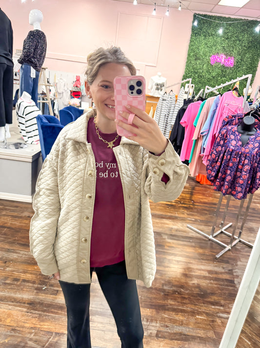 Quilted Shacket