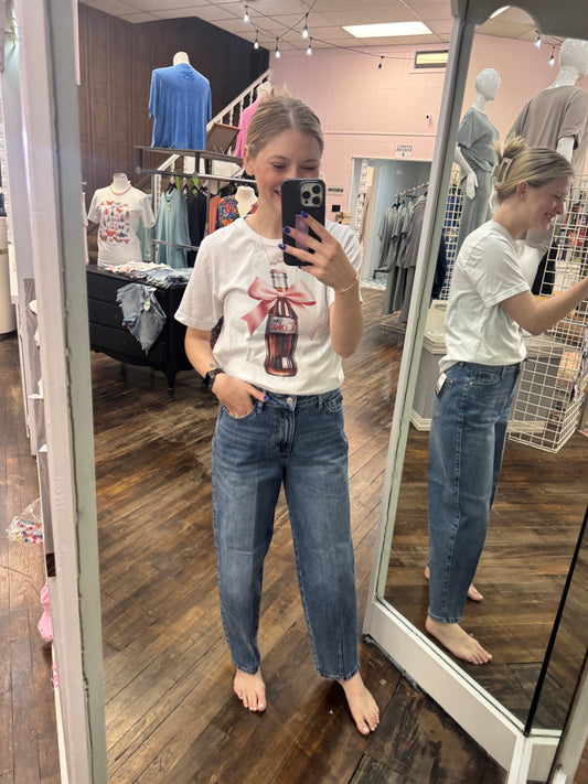 Judy Blue Barrel High Waist Jeans