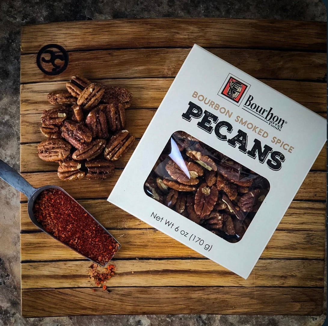 Bourbon Smoked Pecans