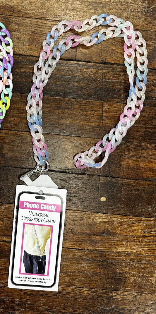 Pastel Phone Candy Chain Lanyard