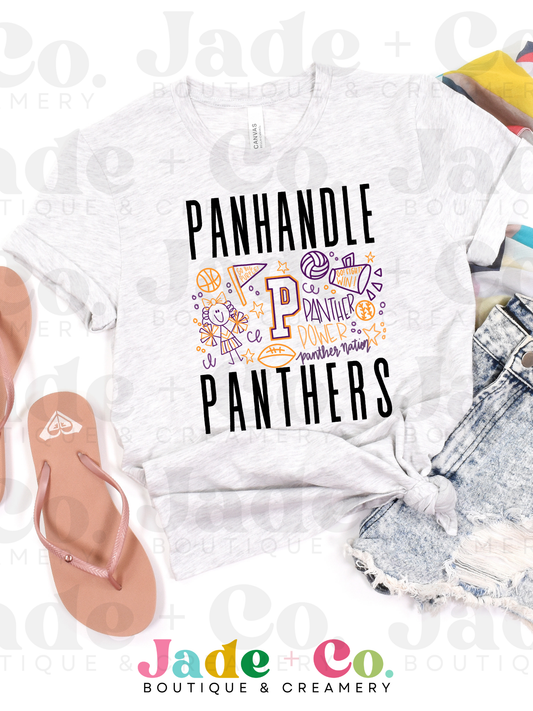 Panhandle Panthers School Spirit Tee