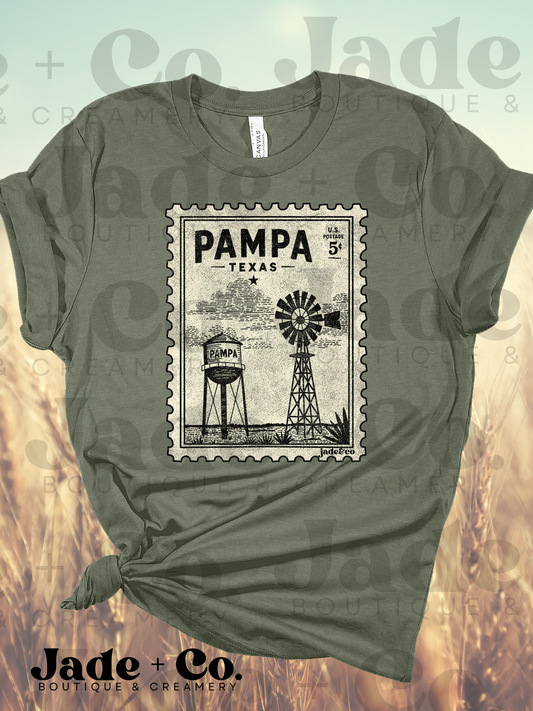 Pampa Distressed Stamp