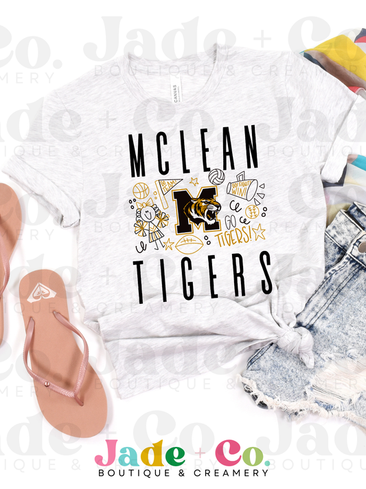 McLean Tigers School Spirit Tee