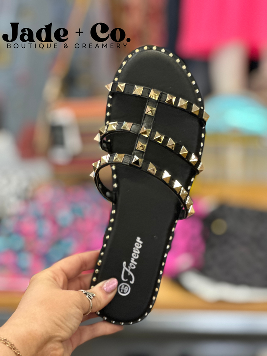 Luna Spiked Sandals