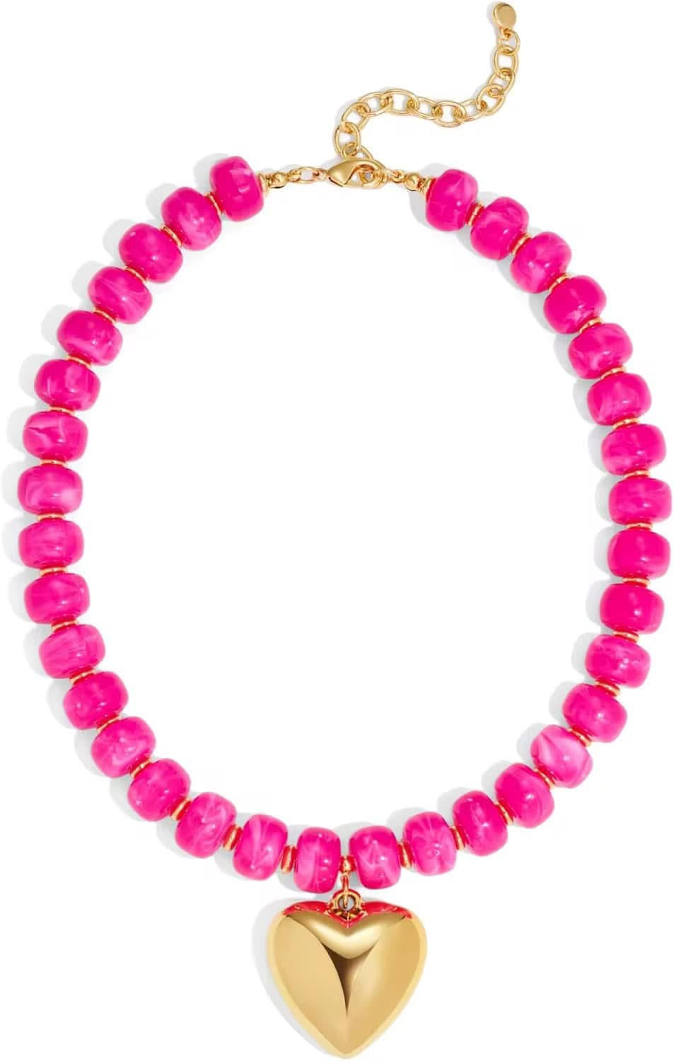 TRENDING chunky heart necklace