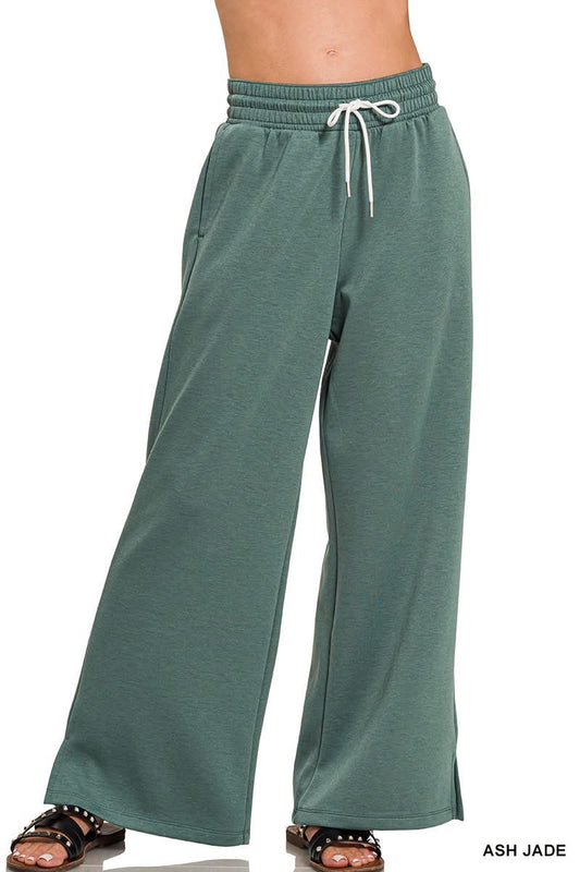 Jade Scuba Drawstring Pants