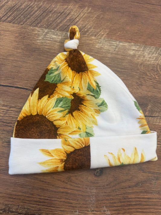 TCB 0-3mo Sunflower Baby Beanie