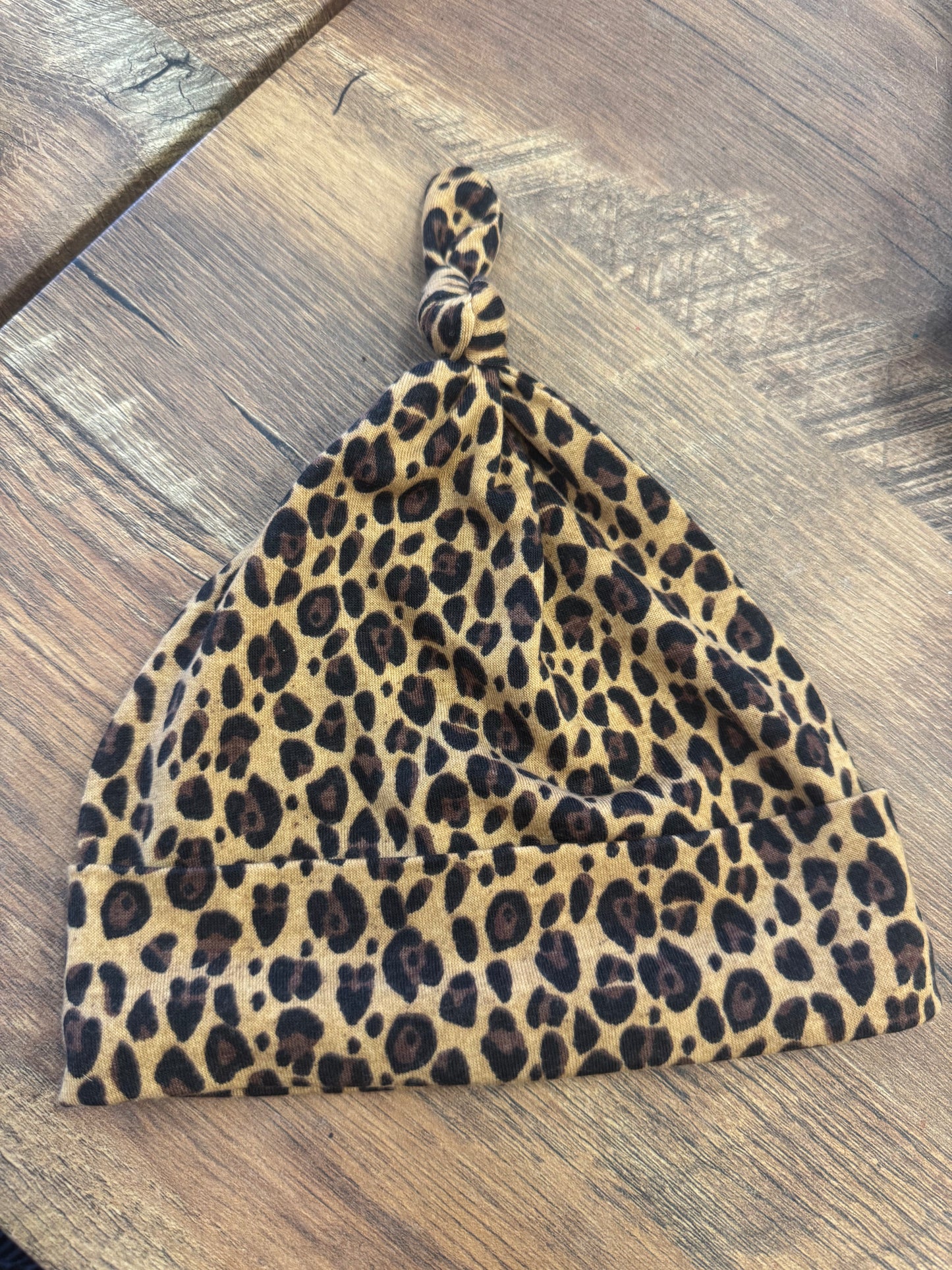 TCB 0-3mo Leopard Baby Beanie