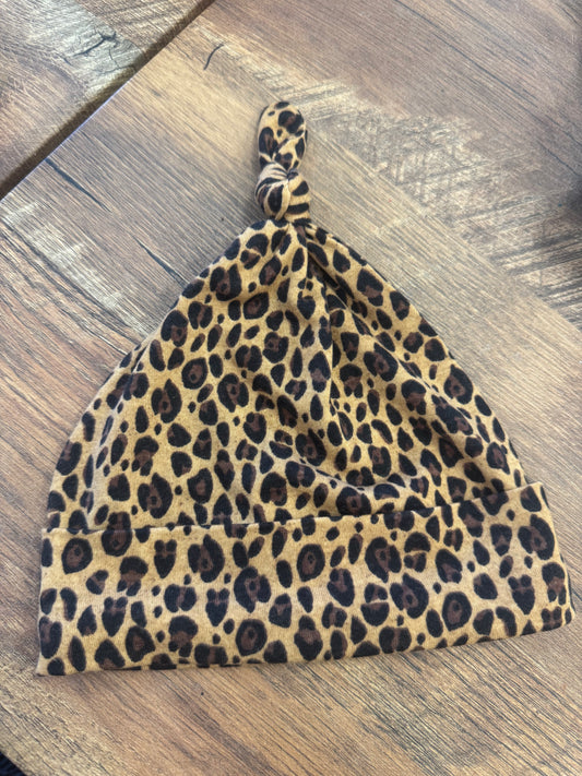 TCB 0-3mo Leopard Baby Beanie