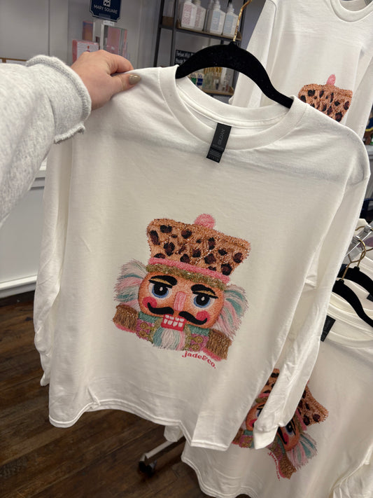 Faux Thread Nutcracker Long Sleeve