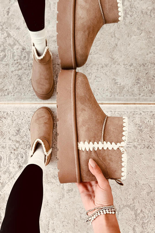 Camel Booties