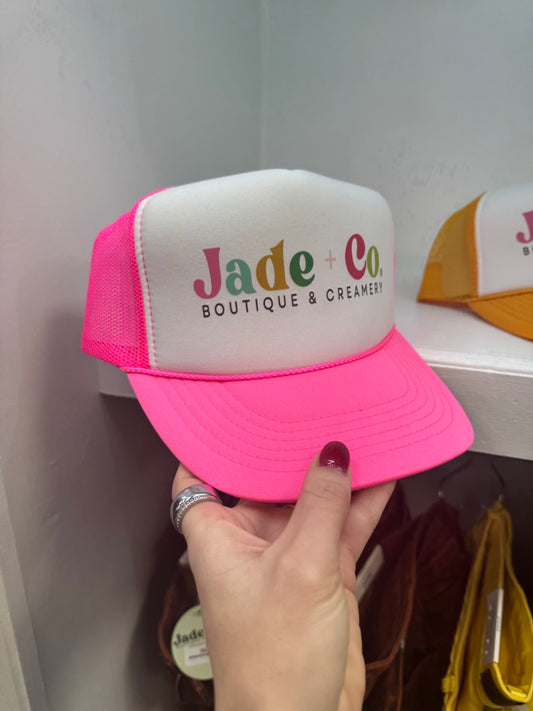 Pink Jade + Co Hat