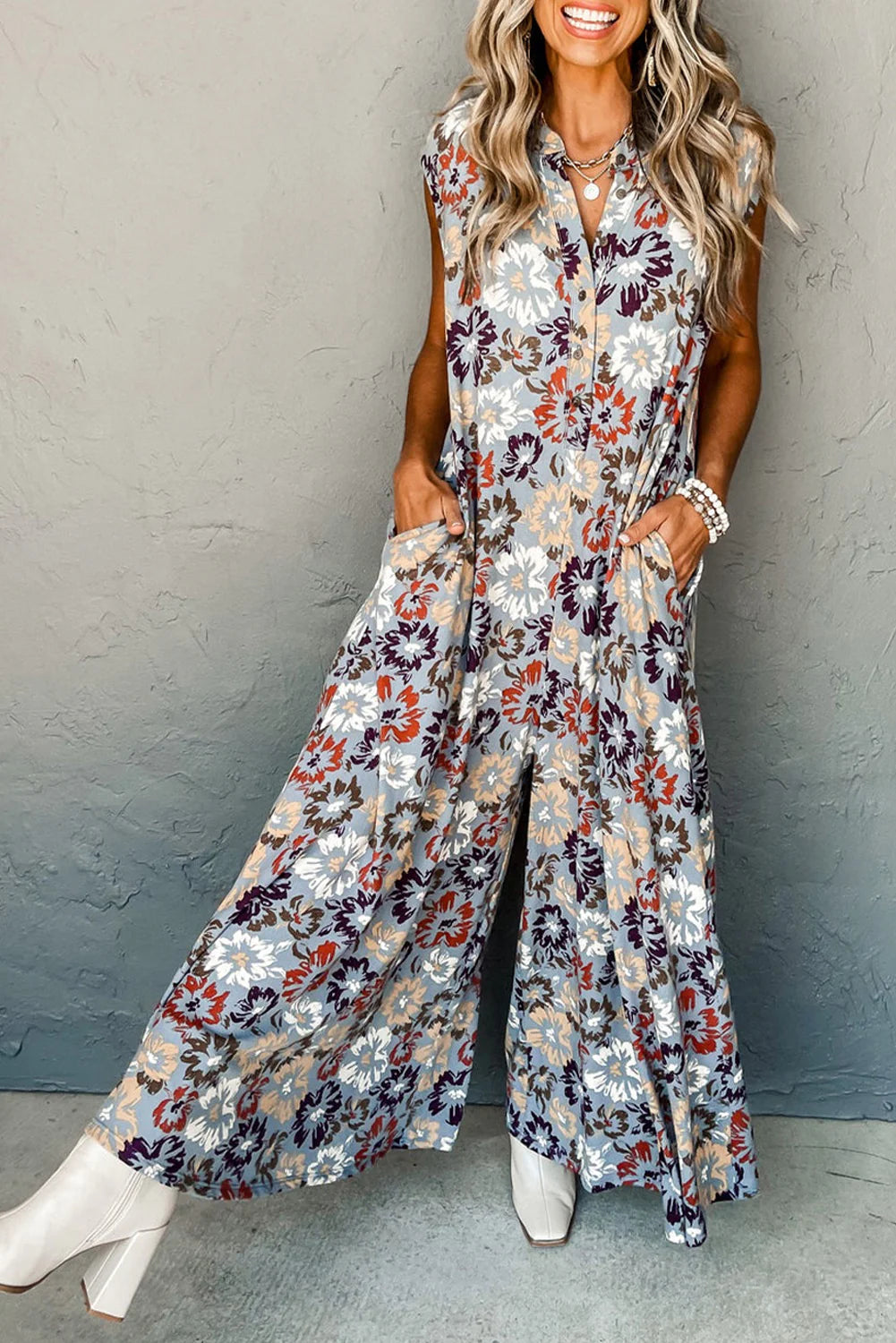 Floral Jumpsuit