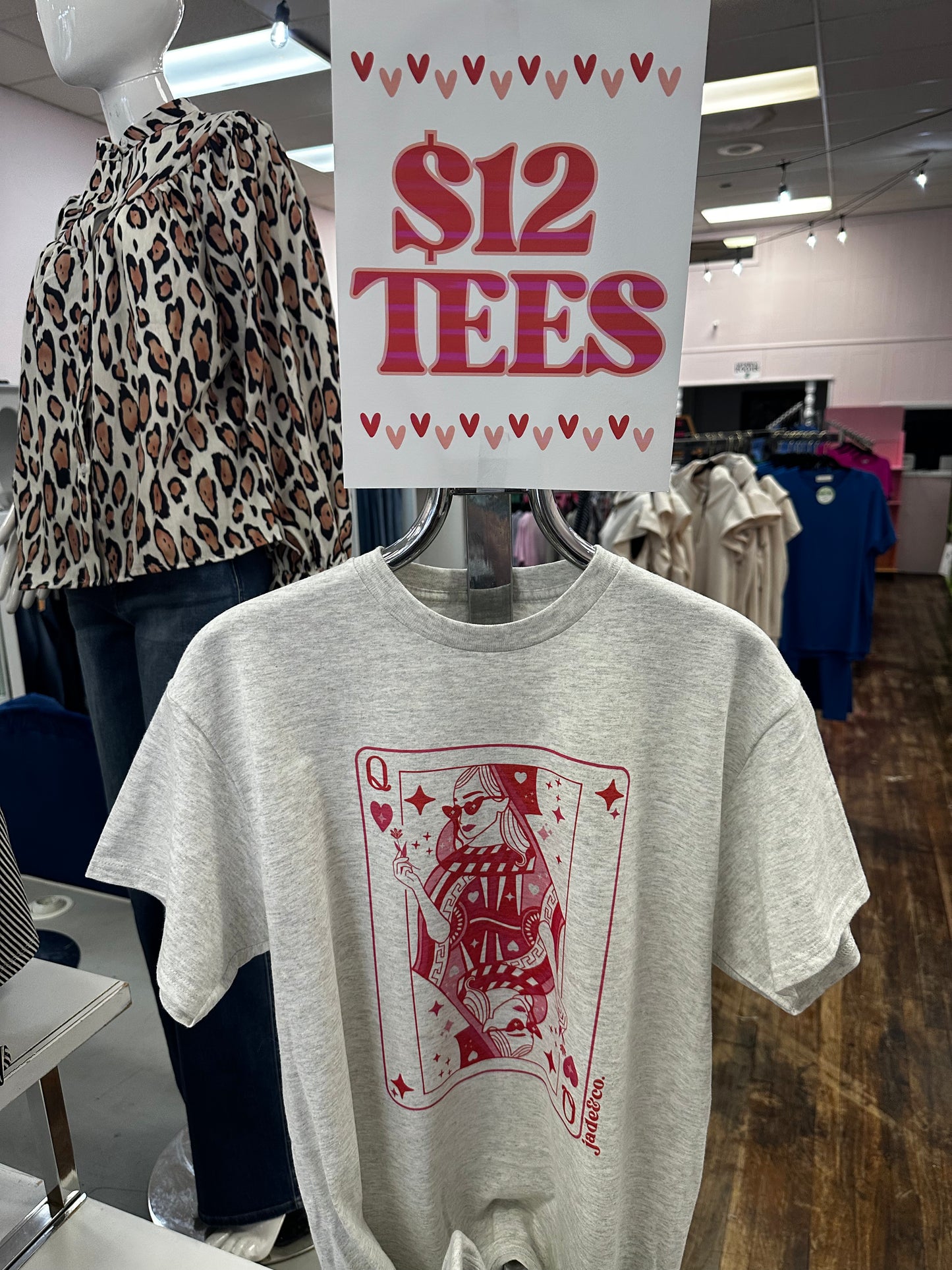 $12 Queen of Hearts Tee