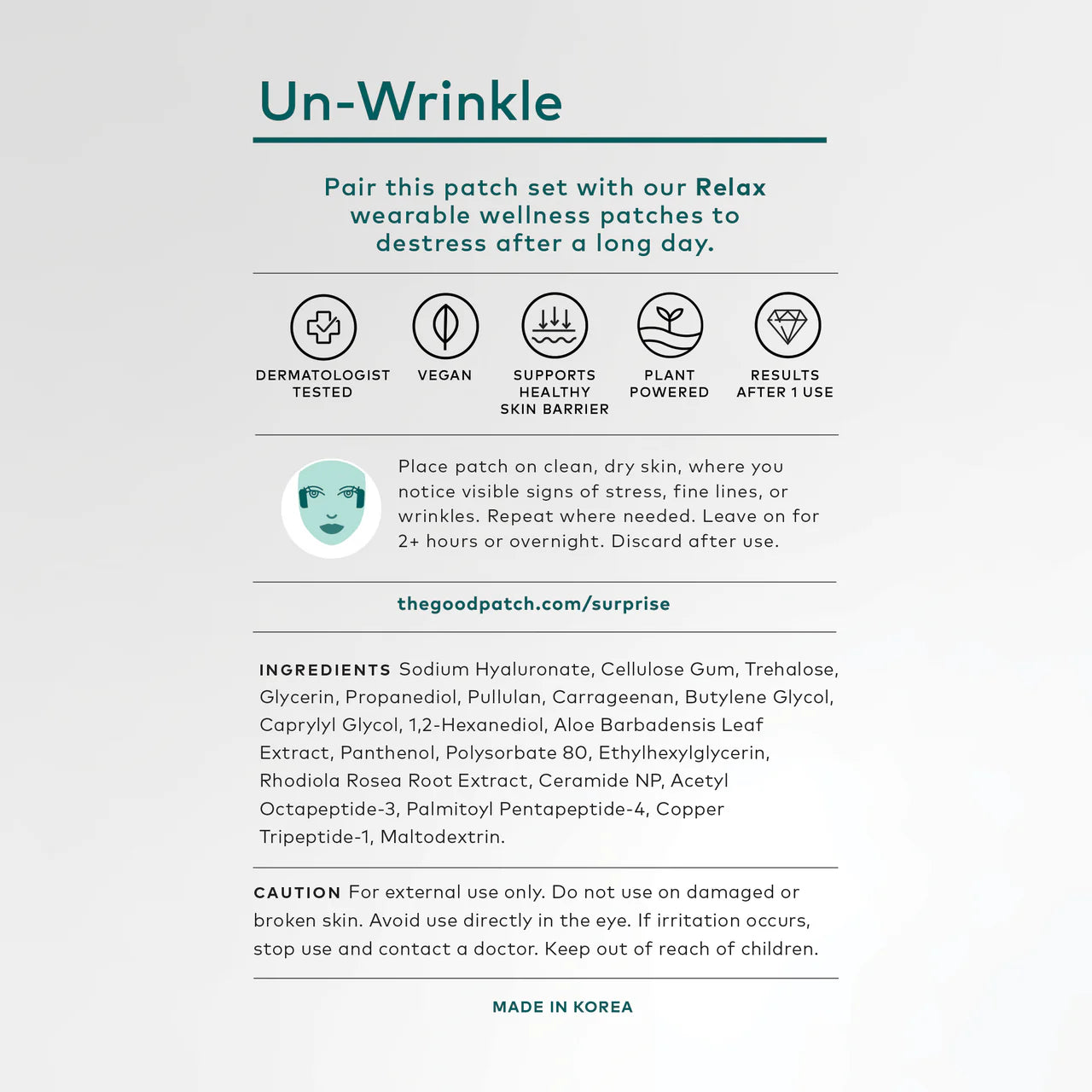 Un-Wrinkle Microdart